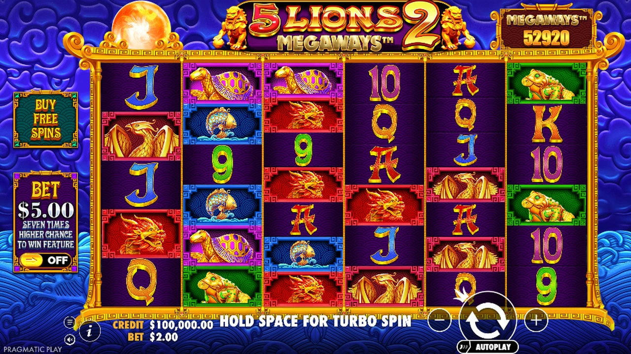 5 Lions Megaways™ 2 free slot demo
