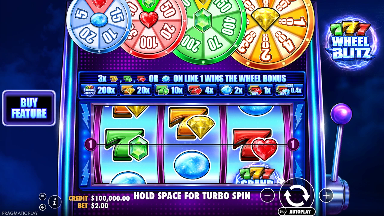 777 Wheel Blitz free slot demo