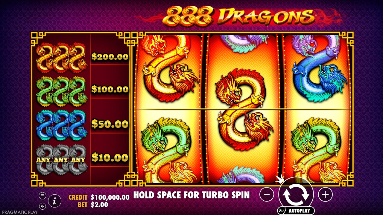 888 Dragons™ free slot demo