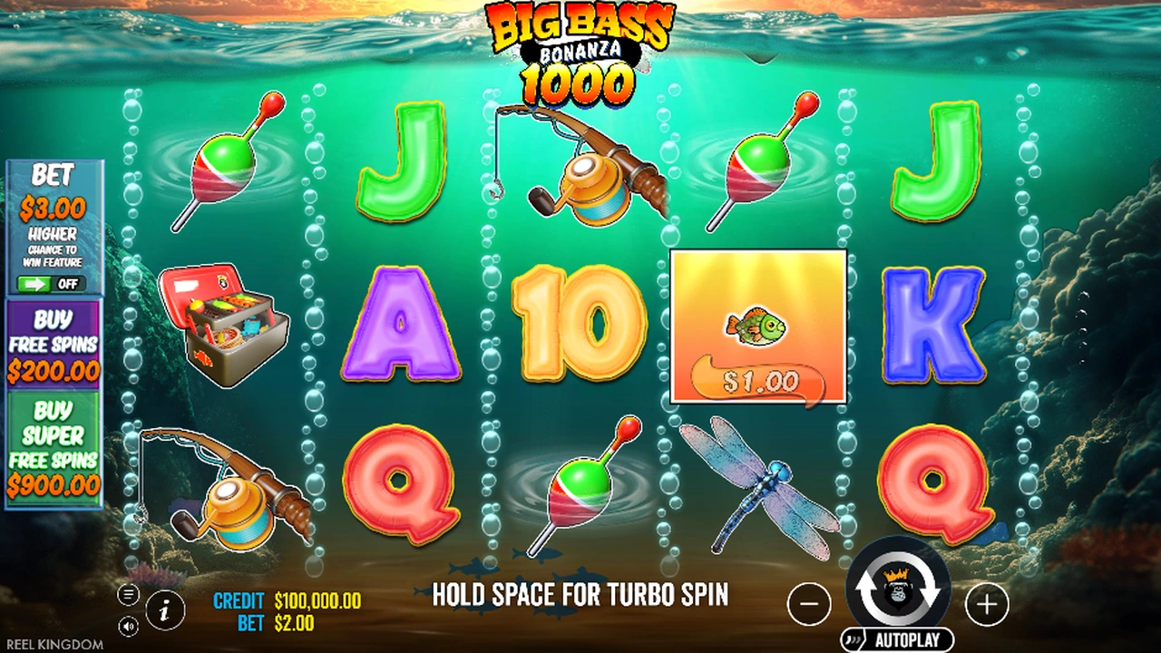Big Bass Bonanza 1000 free slot demo