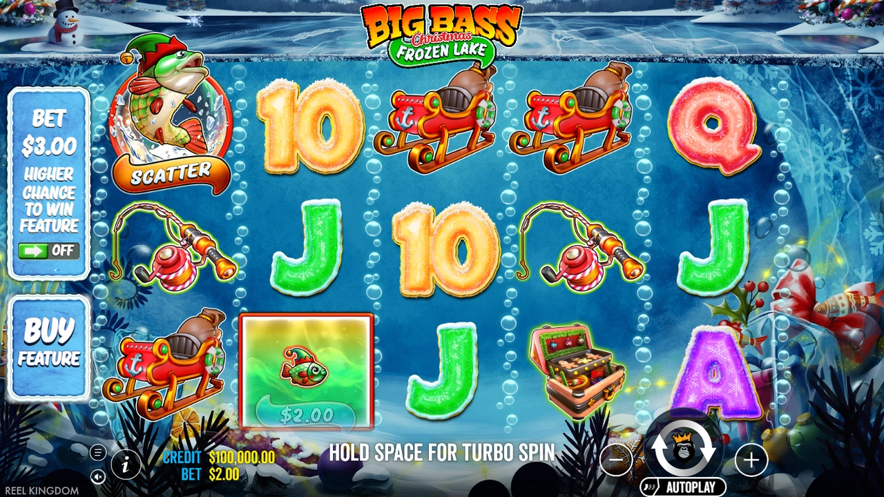 Big Bass Christmas – Frozen Lake free slot demo