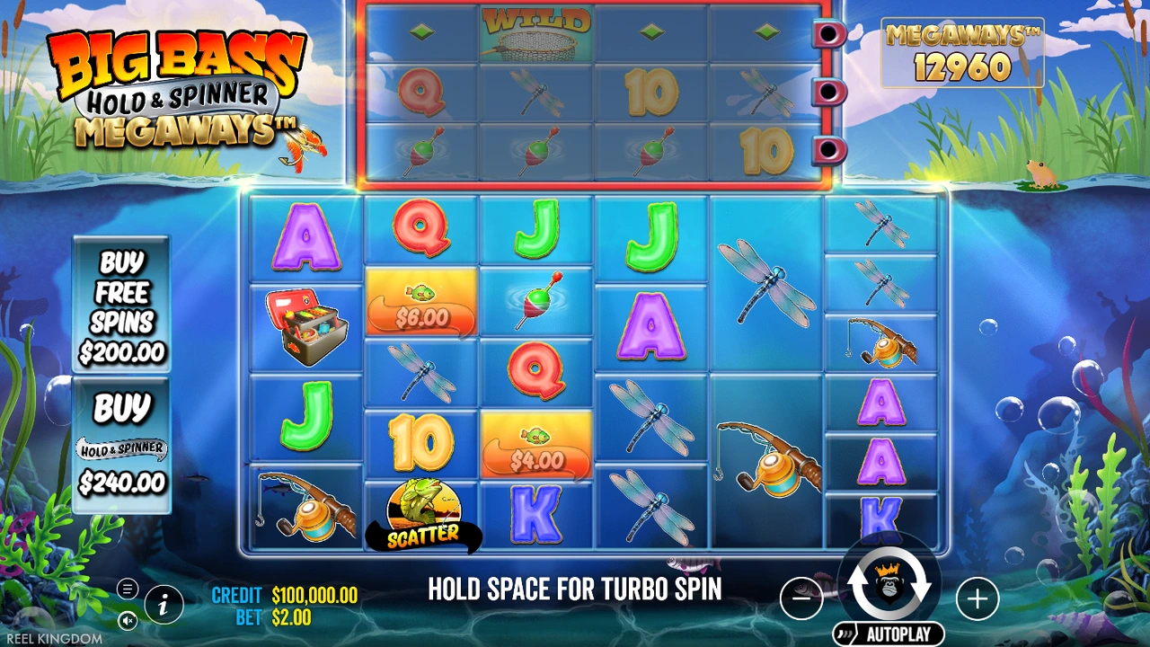 Big Bass Hold & Spinner Megaways™ free slot demo
