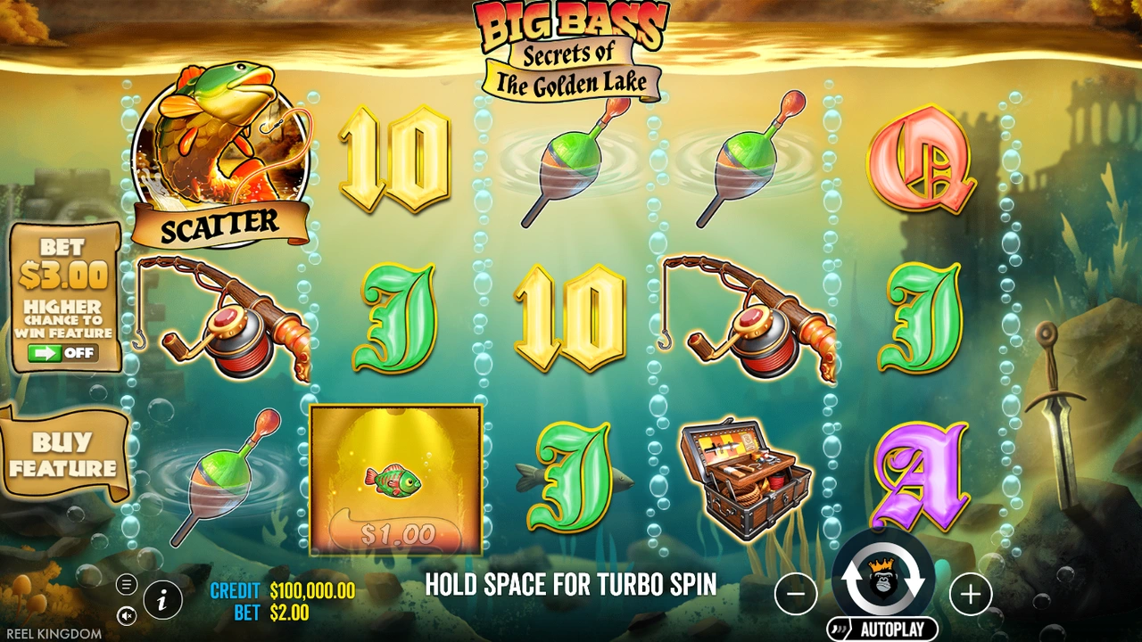 Big Bass Secrets of the Golden Lake free slot demo