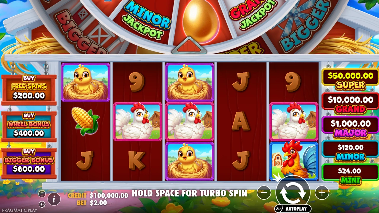 Bigger Barn House Bonanza free slot demo