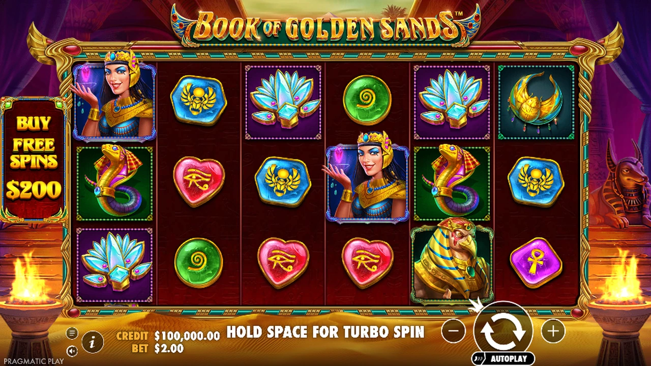 Book of Golden Sands free slot demo