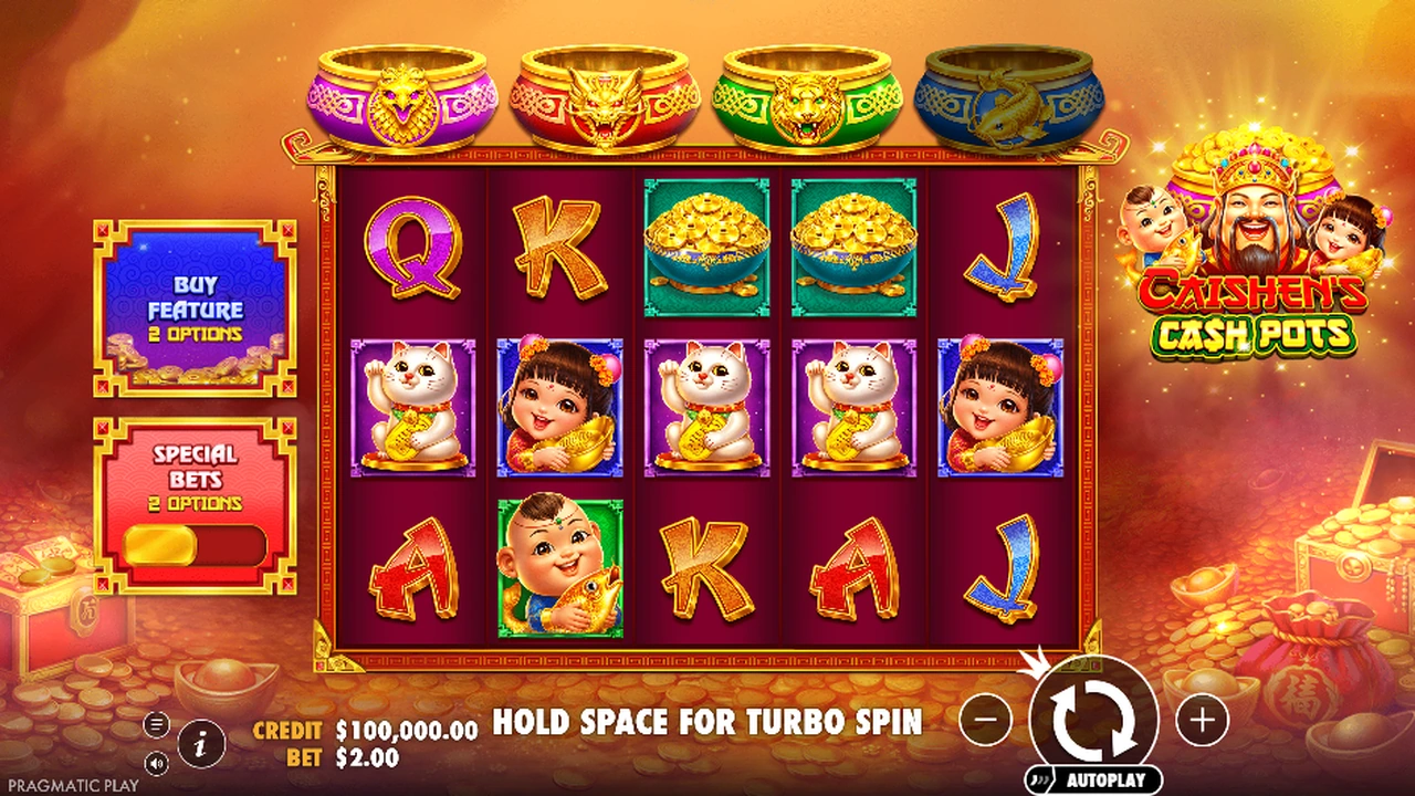 Caishen’s Cash Pots free slot demo