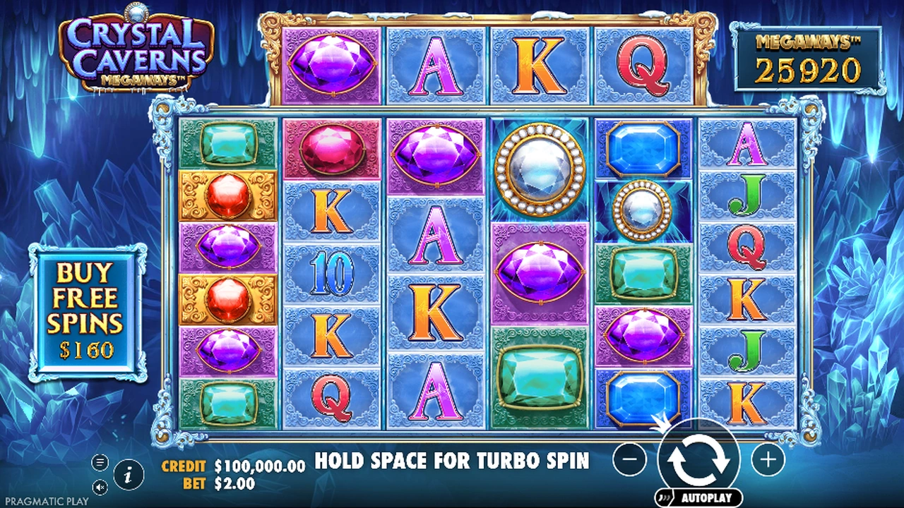 Crystal Caverns Megaways™ free slot demo