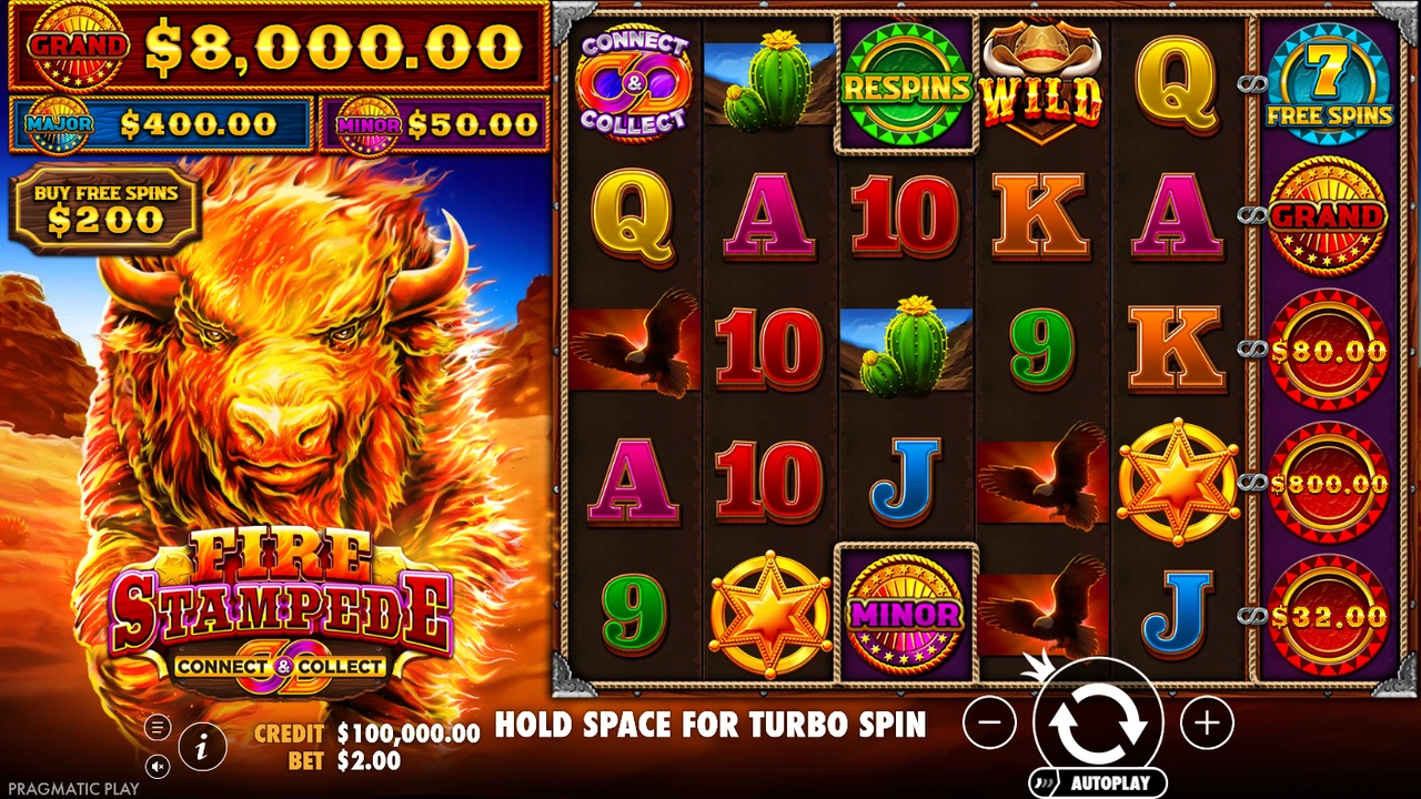Fire Stampede™ free slot demo