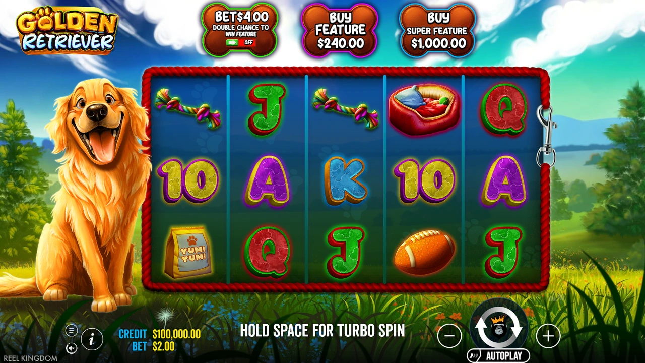 Golden Retriever free slot demo