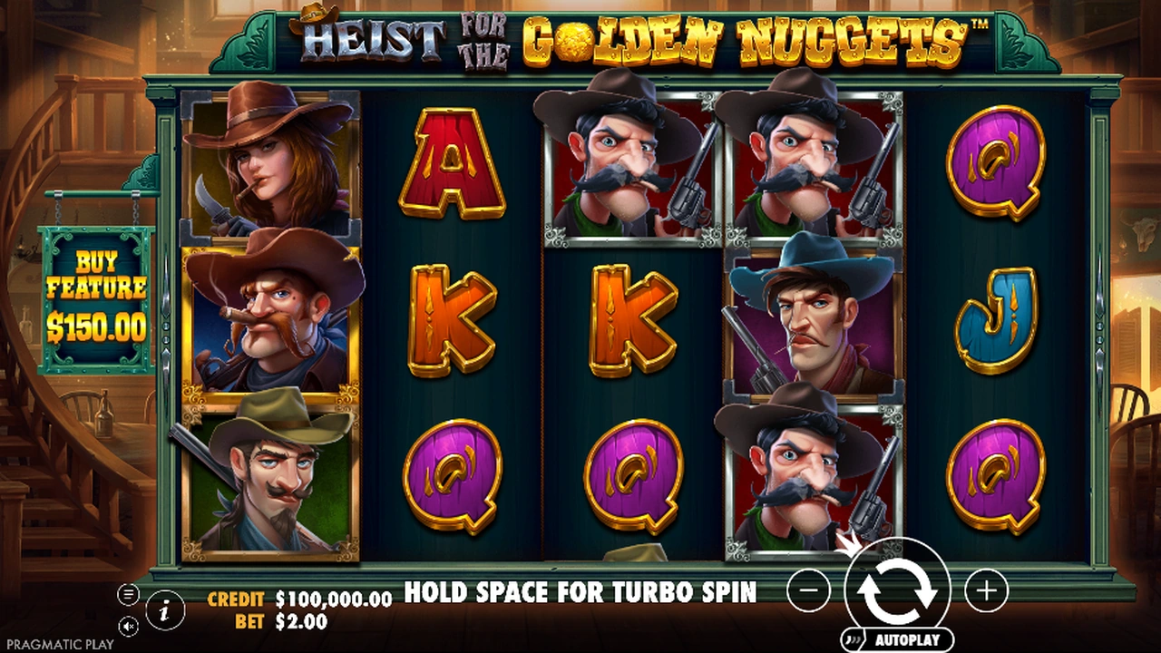 Heist for the Golden Nuggets™ free slot demo