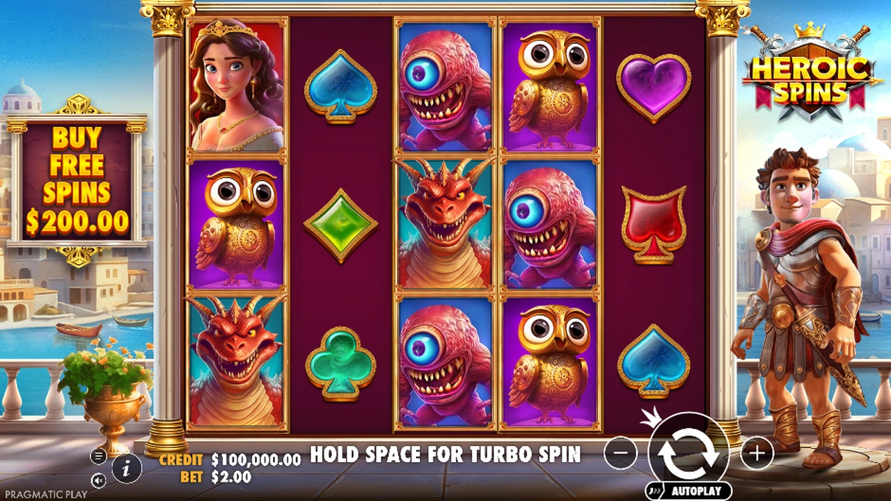 Heroic Spins free slot demo