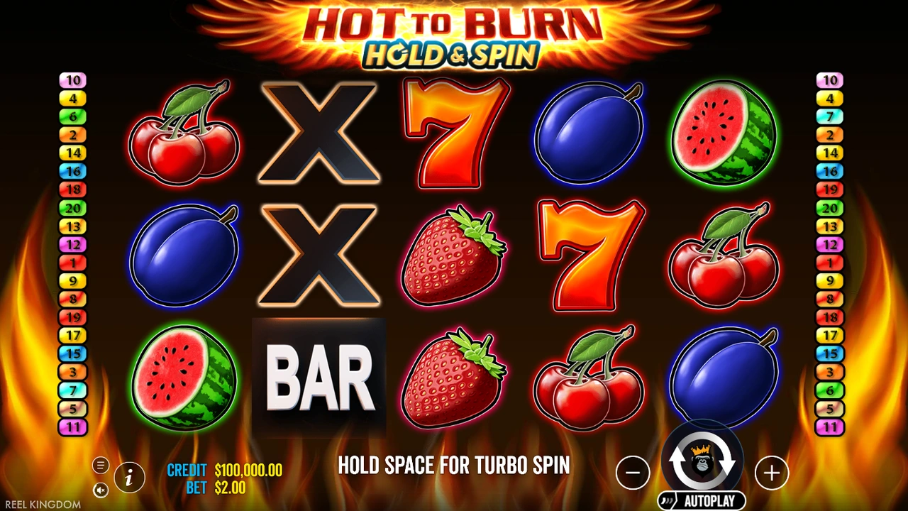 Hot to Burn® Hold and Spin free slot demo