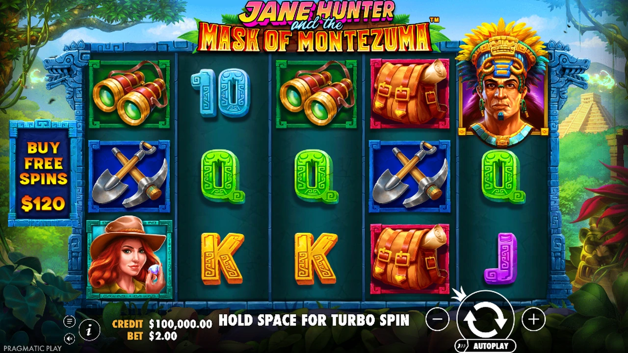 Jane Hunter and the Mask of Montezuma™ free slot demo