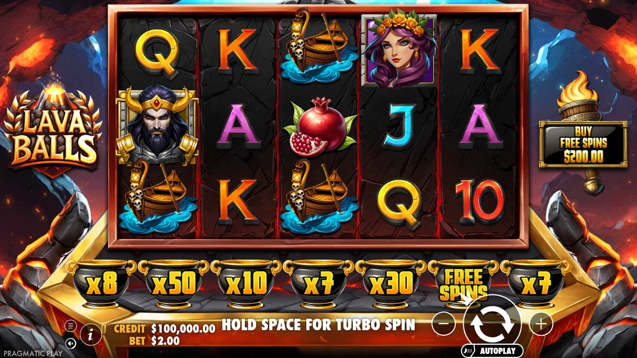Lava Balls free slot demo