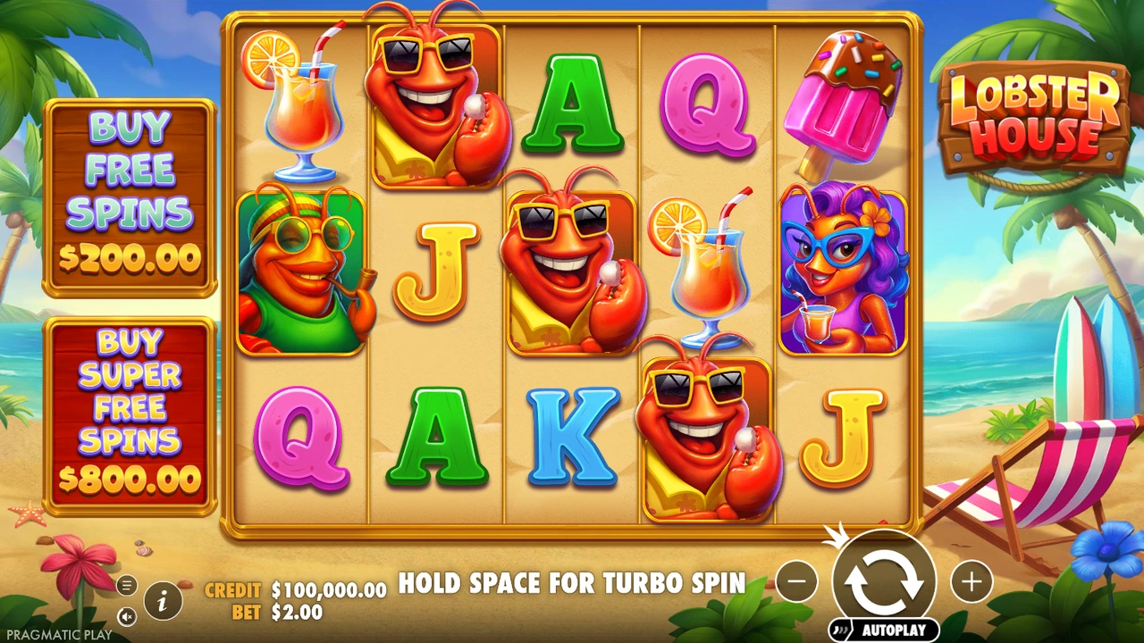Lobster House free slot demo