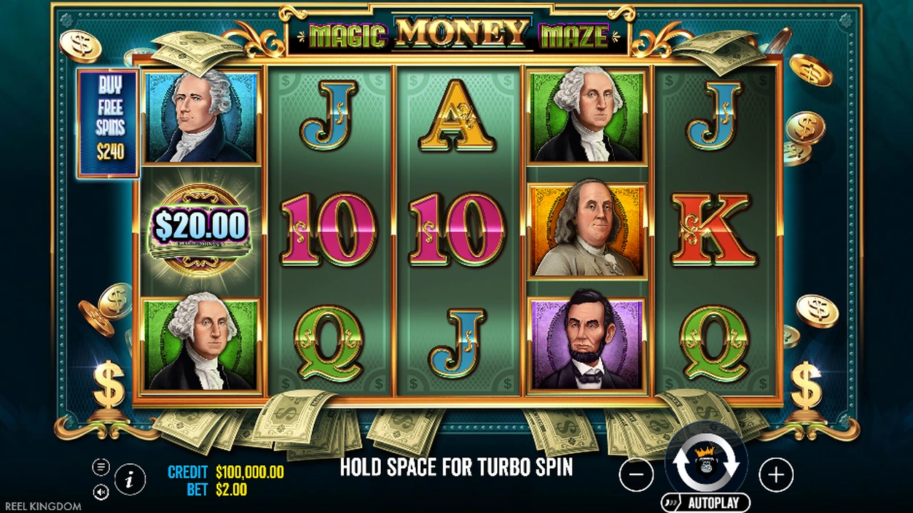 Magic Money Maze free slot demo