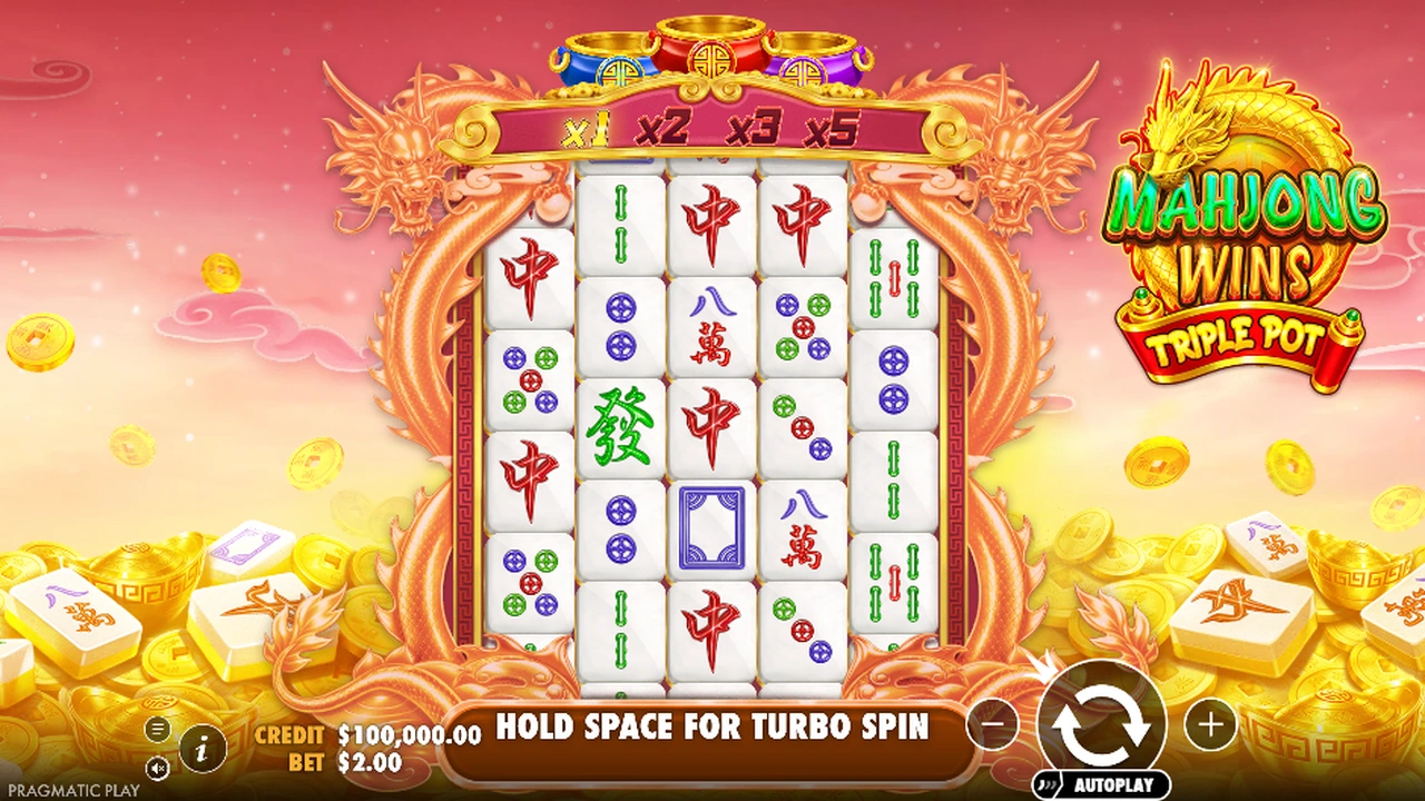Mahjong Wins Triple Pot free slot demo