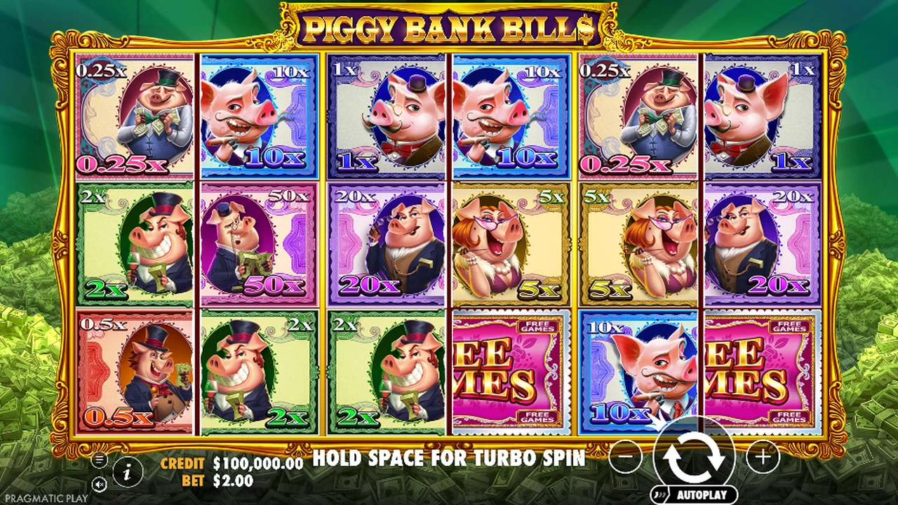Piggy Bank Bills™ free slot demo
