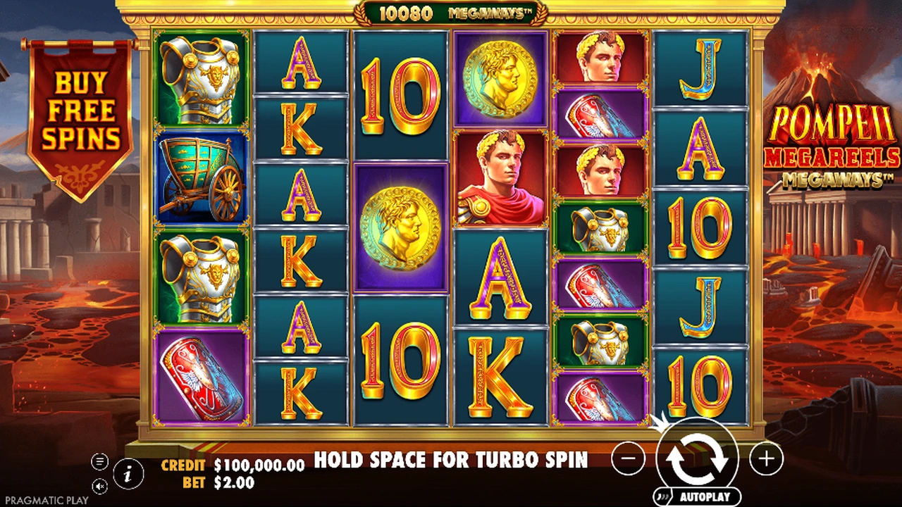 Pompeii Megareels Megaways™ free slot demo