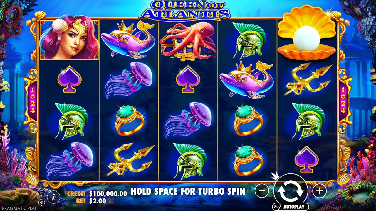 Queen of Atlantis™ free slot demo