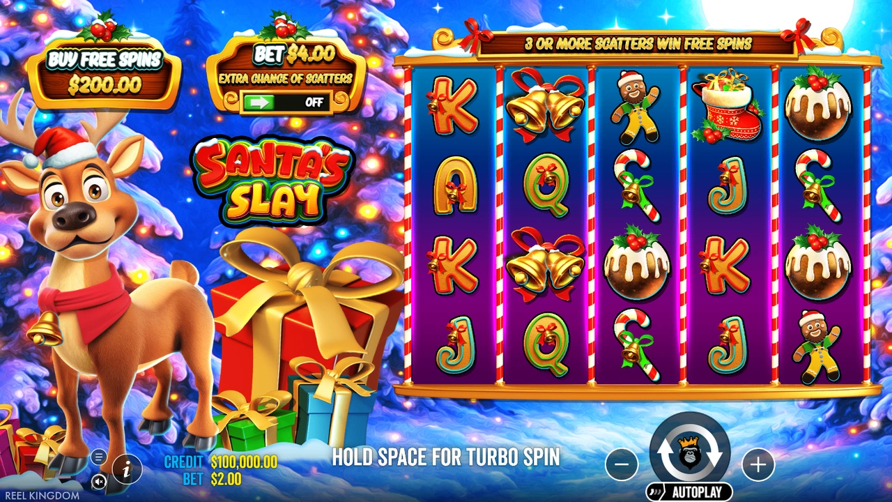 Santa’s Slay free slot demo