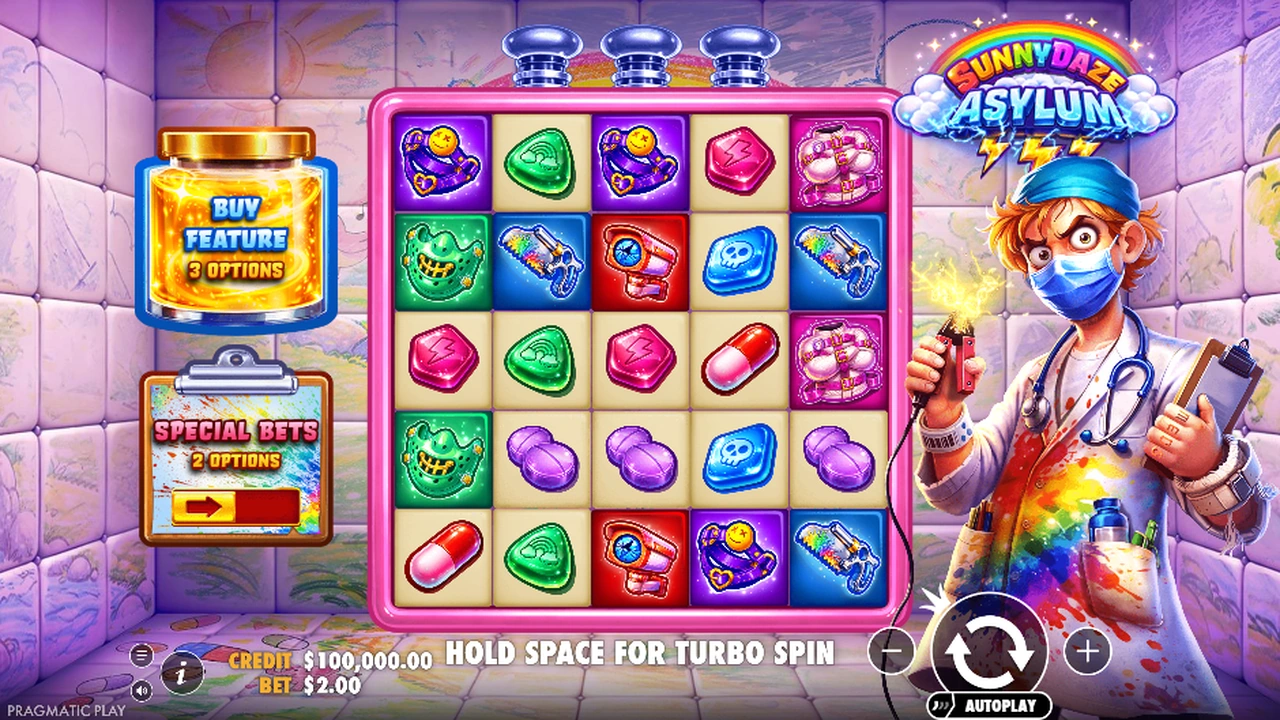Sunnydaze Asylum free slot demo
