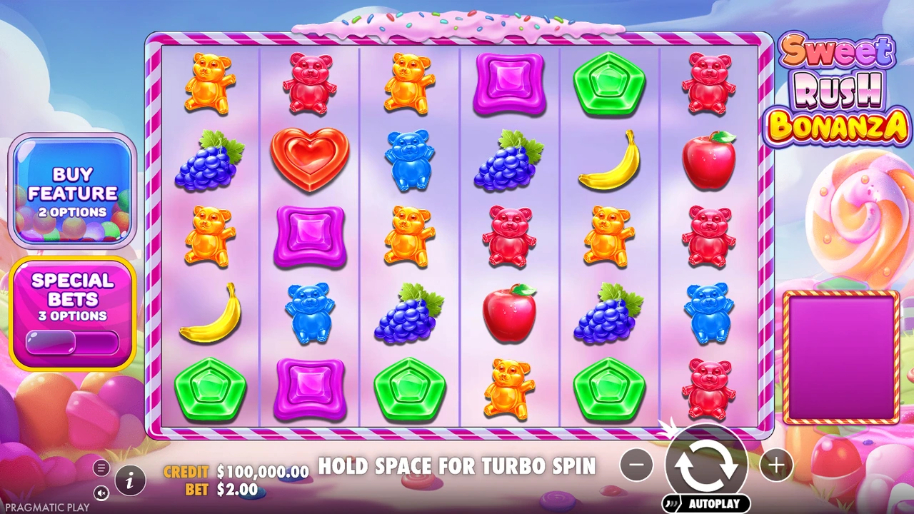 Sweet Rush Bonanza free slot demo
