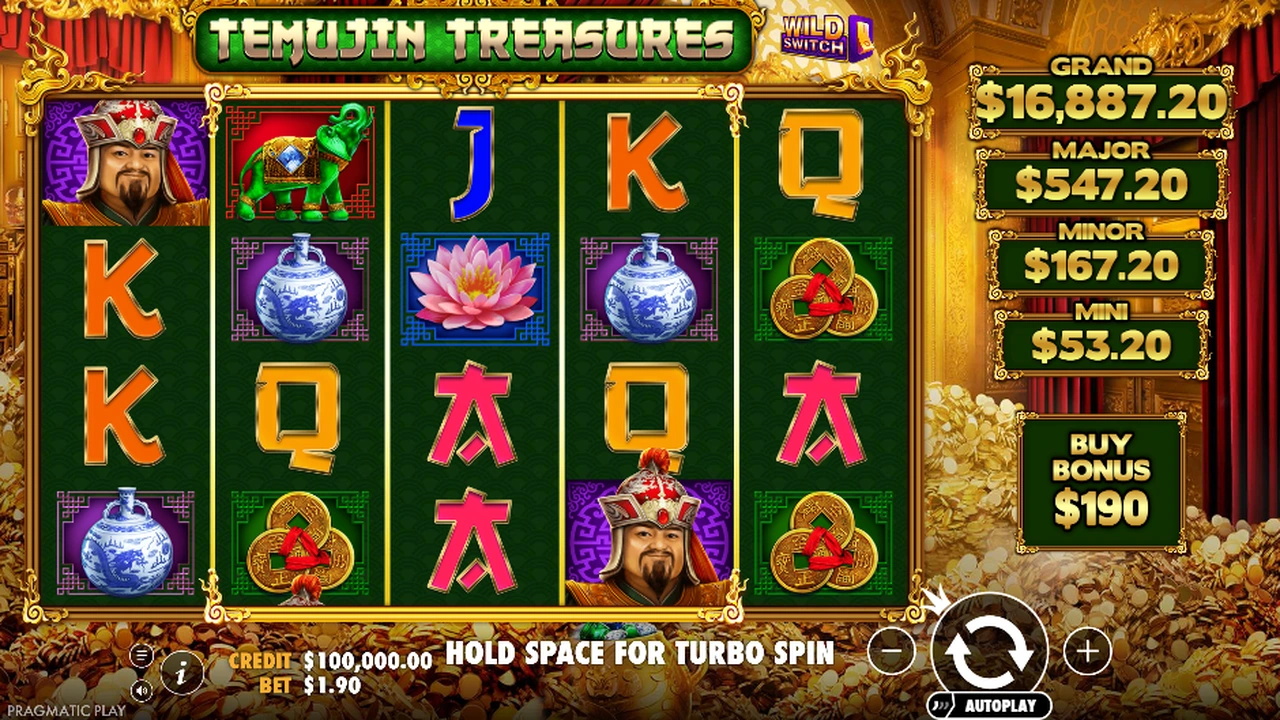Temujin Treasures™ free slot demo