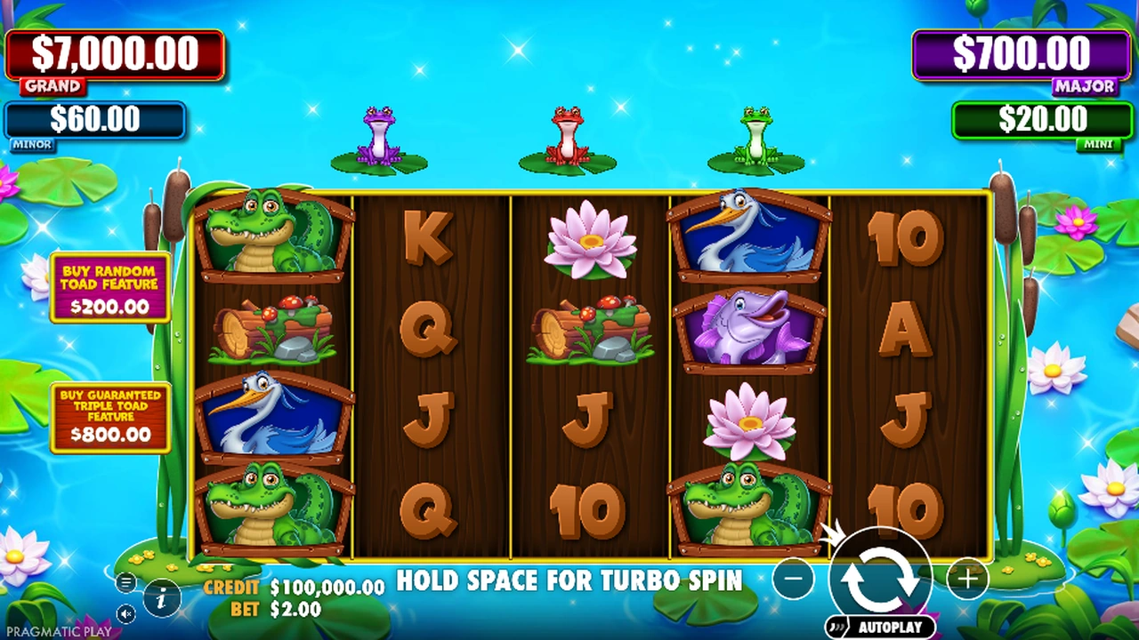 Tiny Toads free slot demo