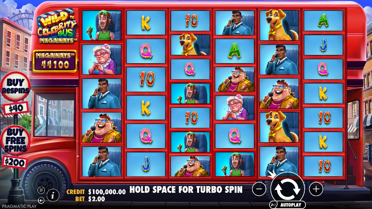 Wild Celebrity Bus Megaways™ free slot demo