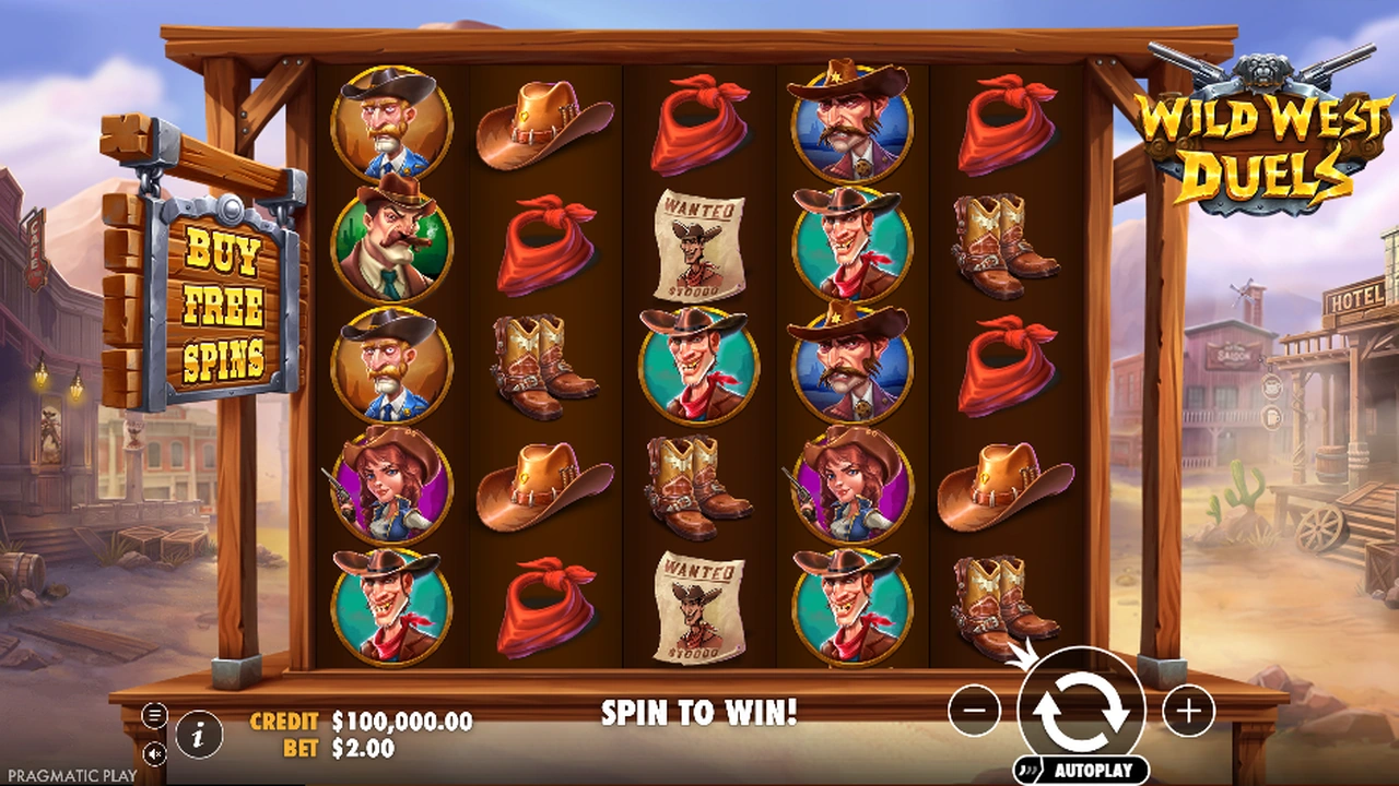 Wild West Duels free slot demo