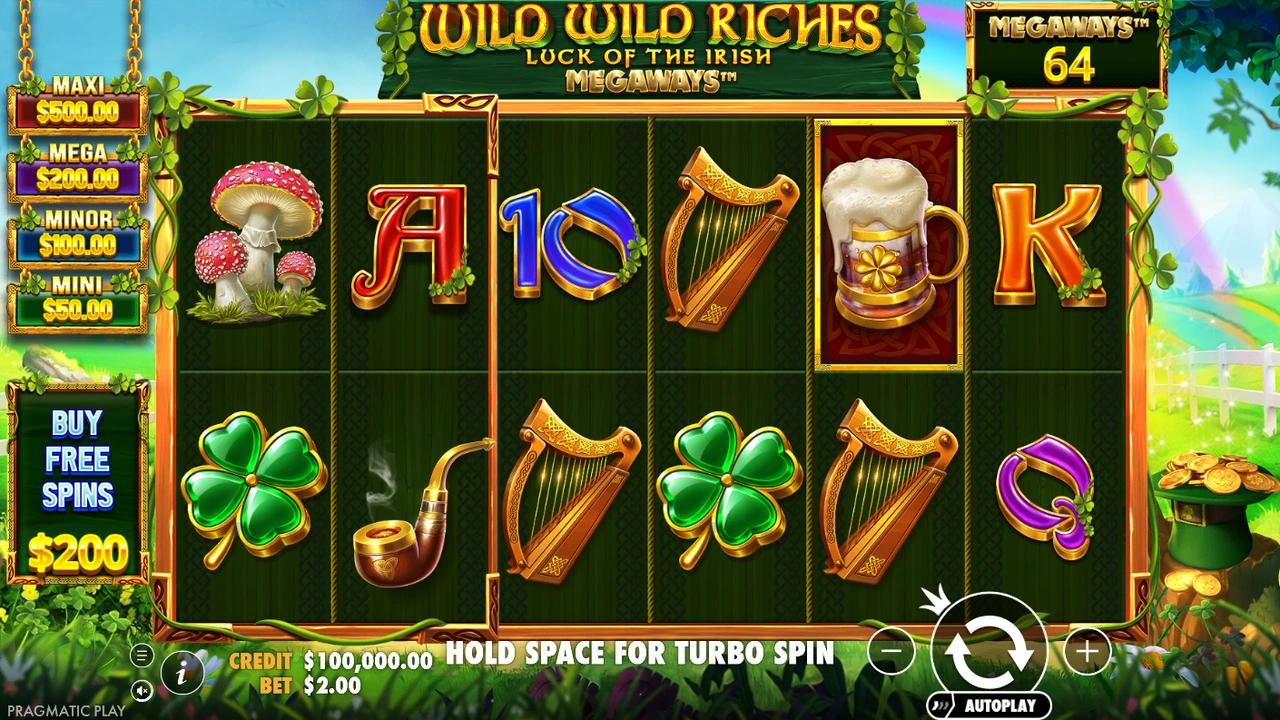 Wild Wild Riches Megaways™ free slot demo