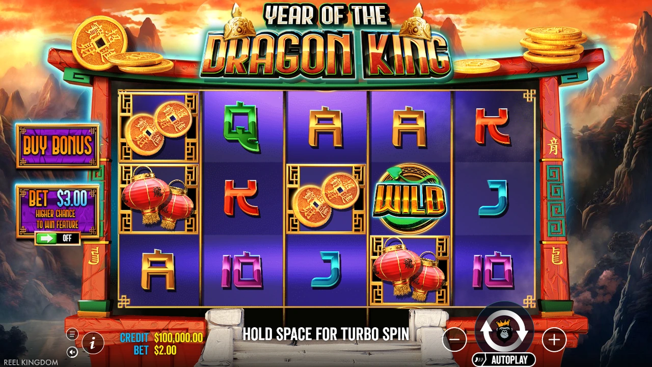 Year of the Dragon King free slot demo