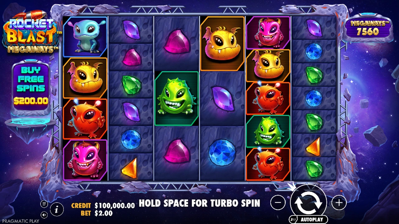 Rocket Blast Megaways free slot demo